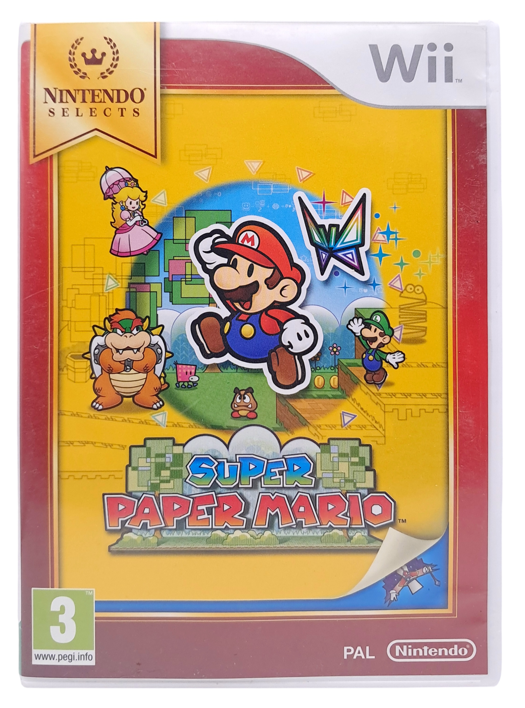 Super paper mario (nintendo selects) - Nintendo Wii spill