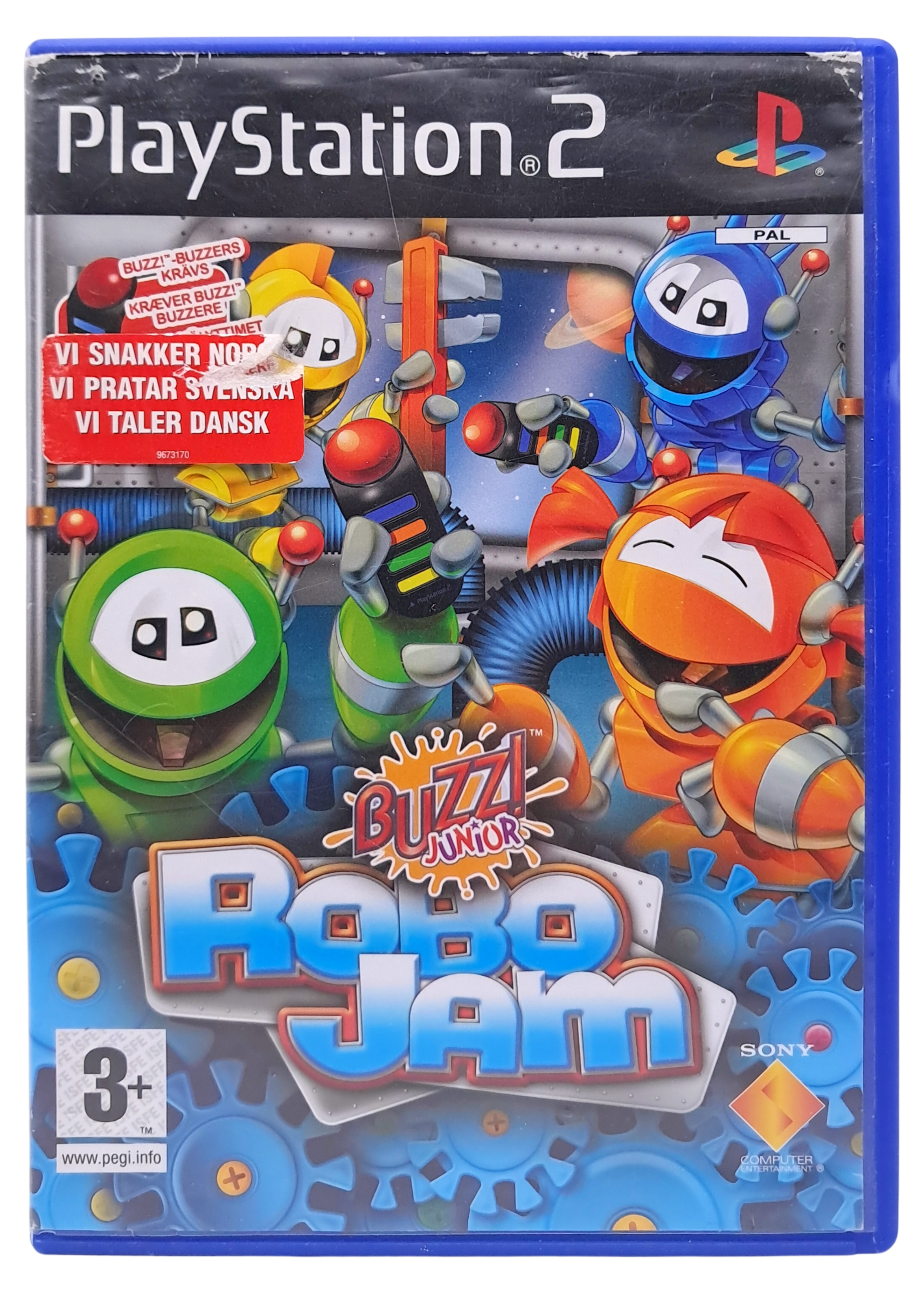 Buzz junior - Robo jam - Playstation 2 spill (PS2)