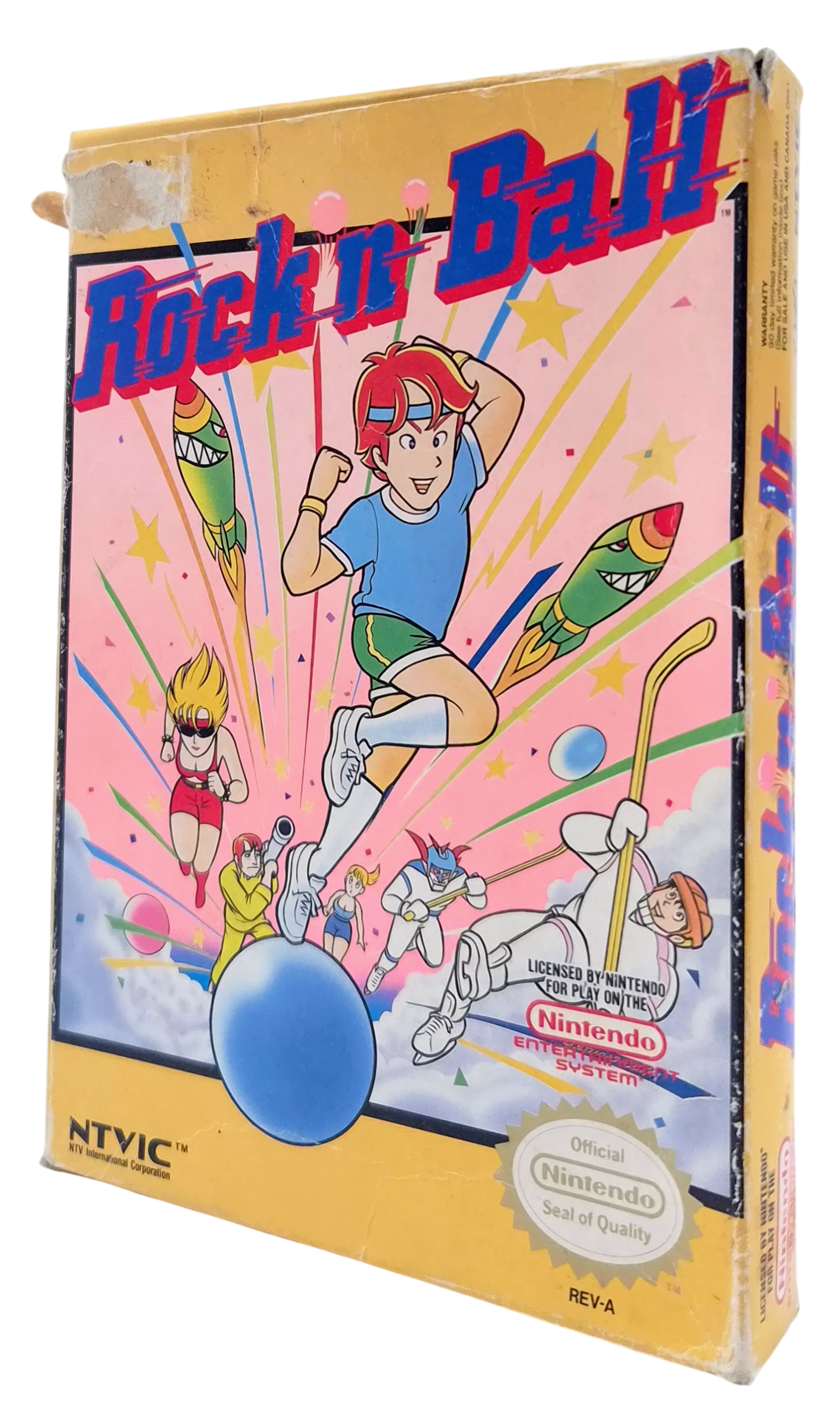 Rock 'n Ball (USA) (i eske) - Nintendo entertainment system spill (NES)