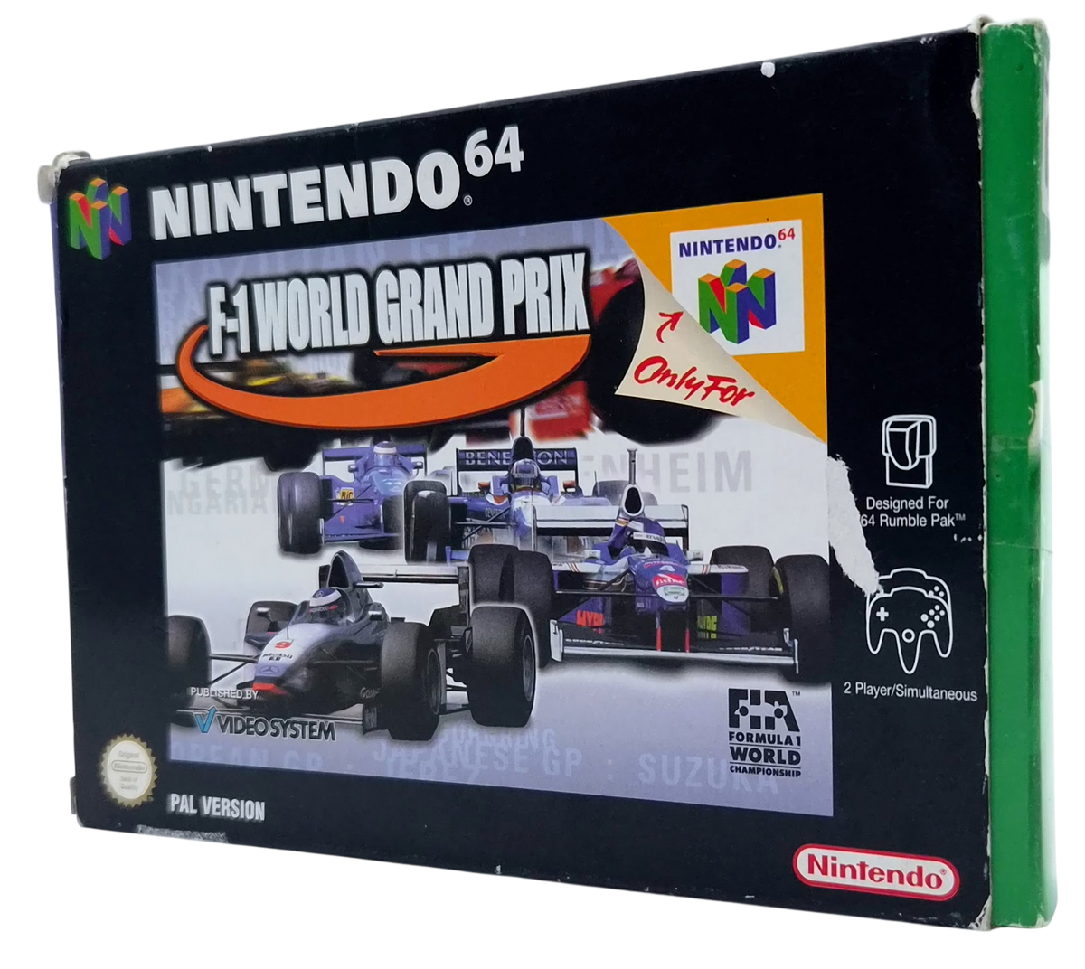 F1 world grand prix - Komplett i eske (CIB) - Nintendo 64 spill (N64)