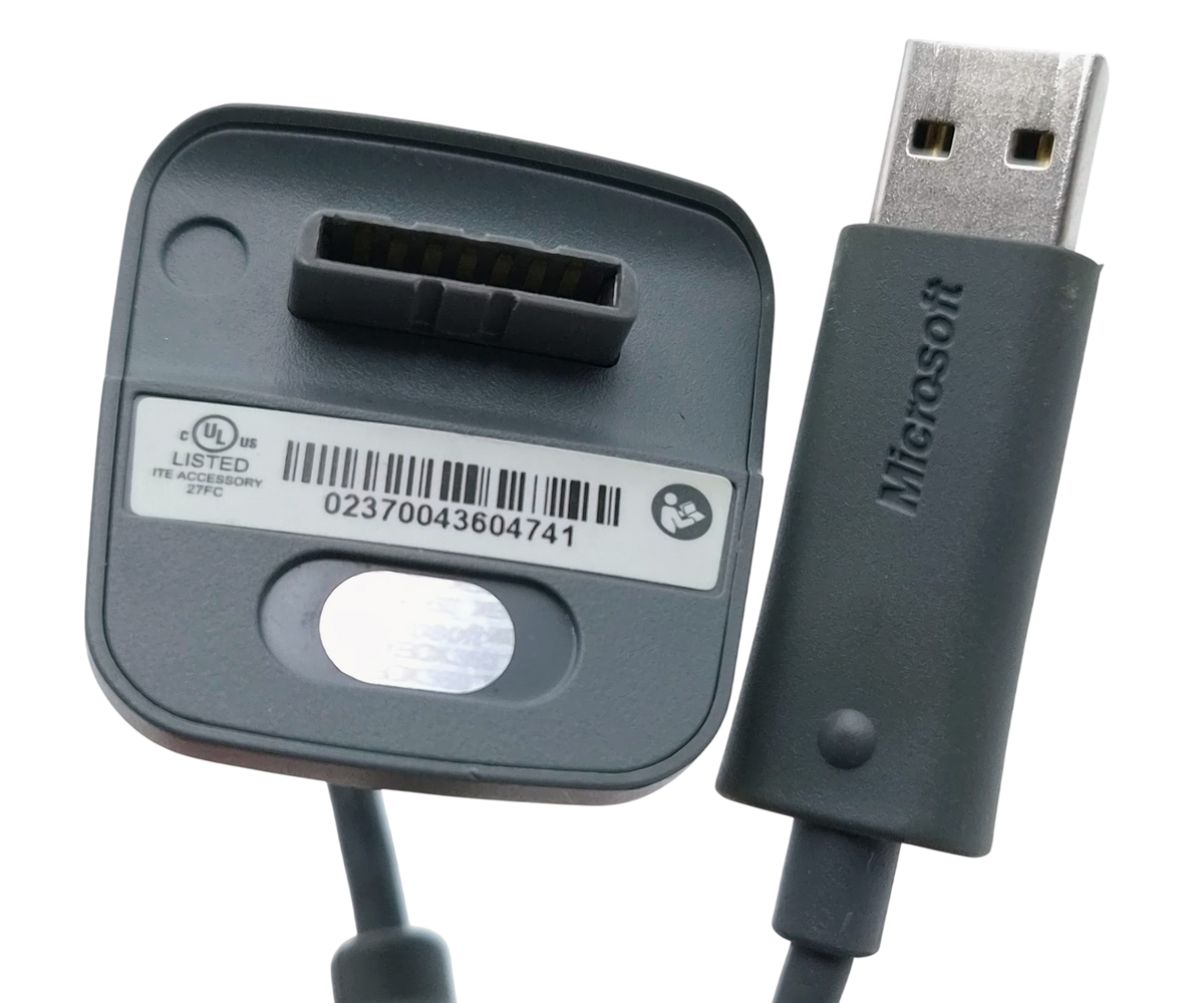 Original Xbox 360 Play and Charge Ladekabel – Microsoft tilbehør