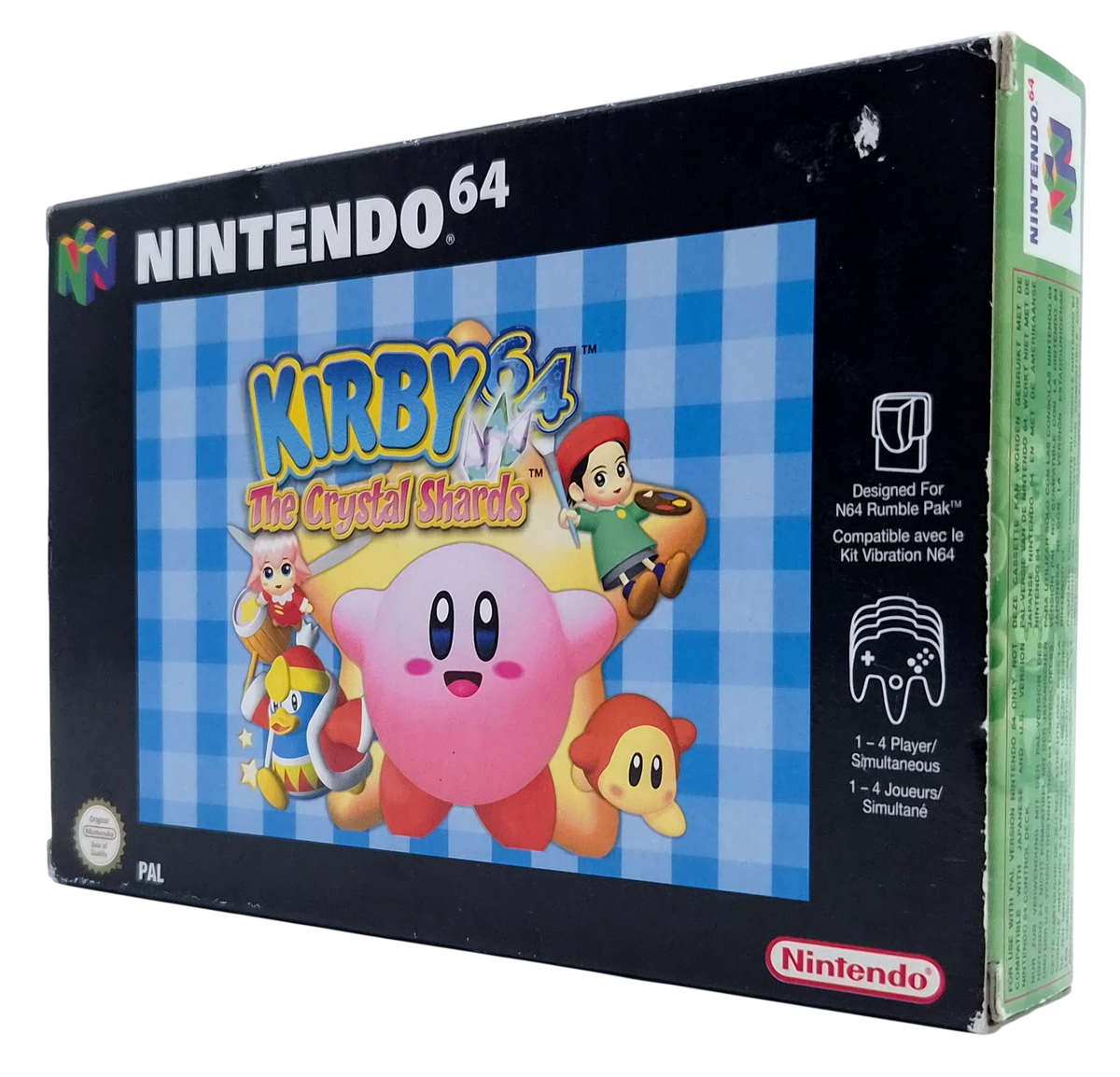 Kirby 64 - The crystal shards - Komplett i eske (CIB) - Nintendo 64 spill (N64)