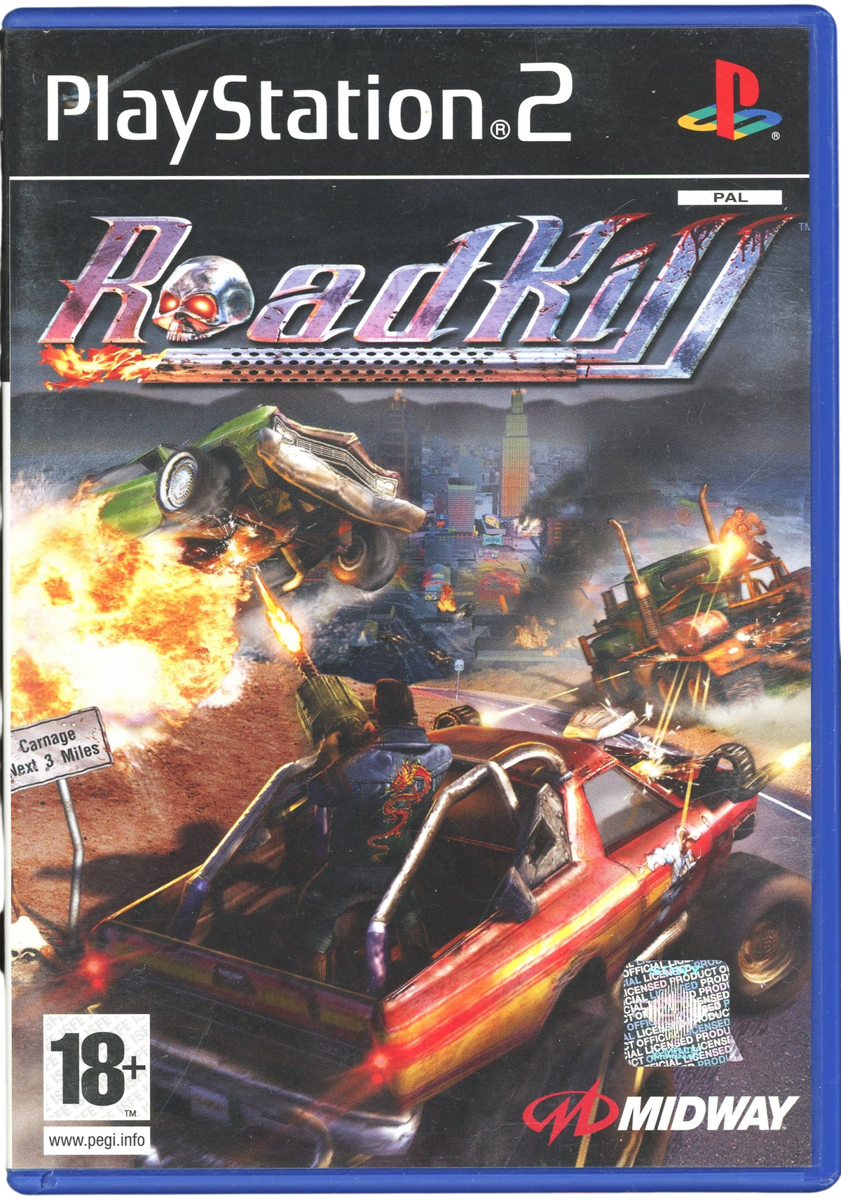 RoadKill - Playstation 2 spill (PS2)