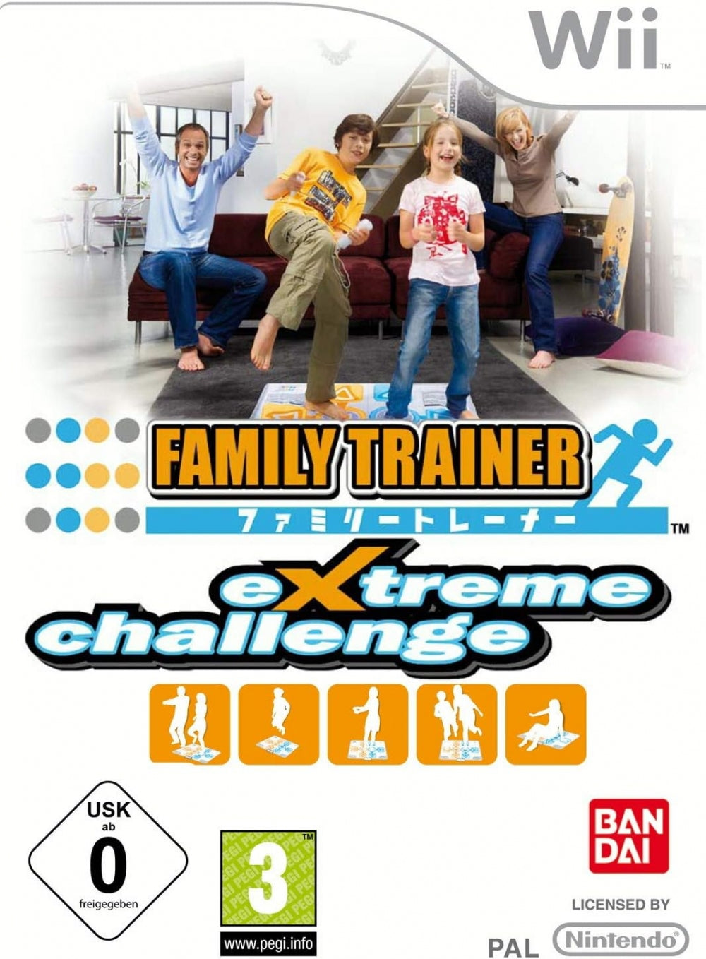Bilde av Family trainer: Extreme challenge - Nintendo Wii spill