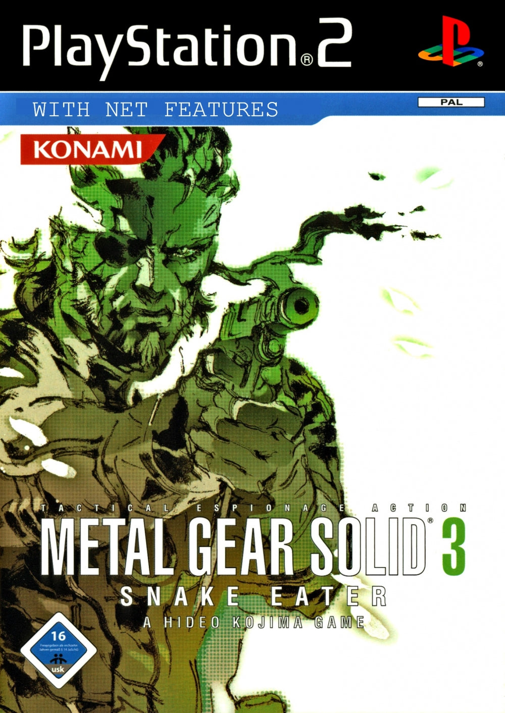 Metal gear solid 3: Snake eater - Playstation 2 spill (PS2)
