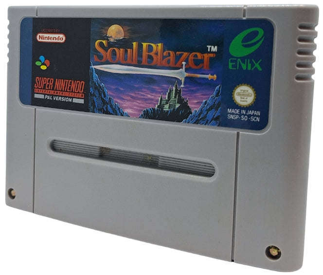 Soul blazer (kun kassett) - Super nintendo entertainment system spill (SNES)