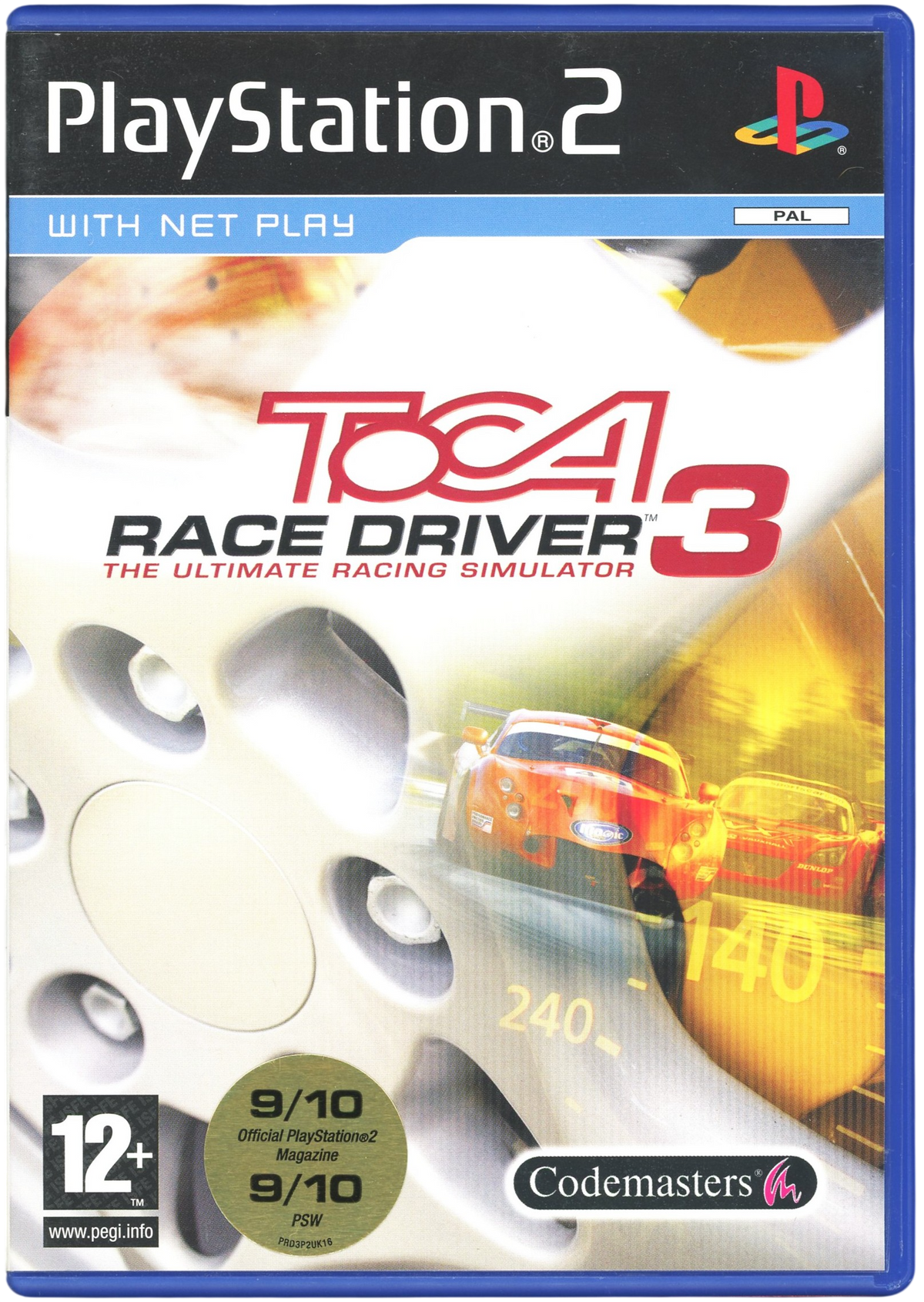 TOCA Race Driver 3 - Playstation 2 spill (PS2)