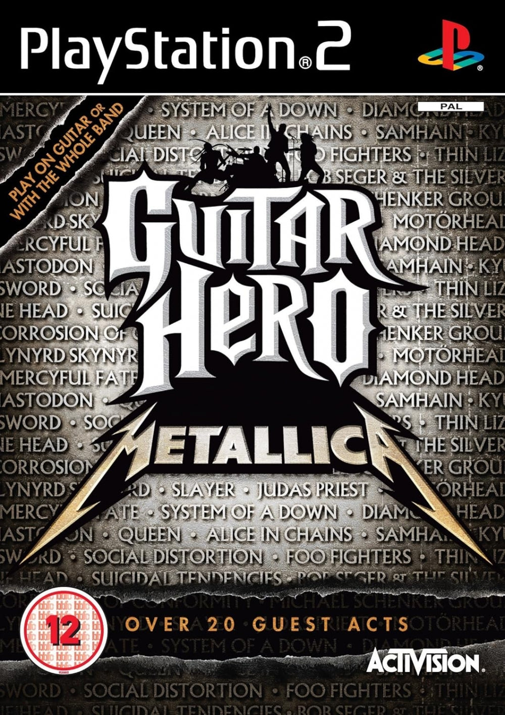 Guitar hero: Metallica - Playstation 2 spill (PS2)
