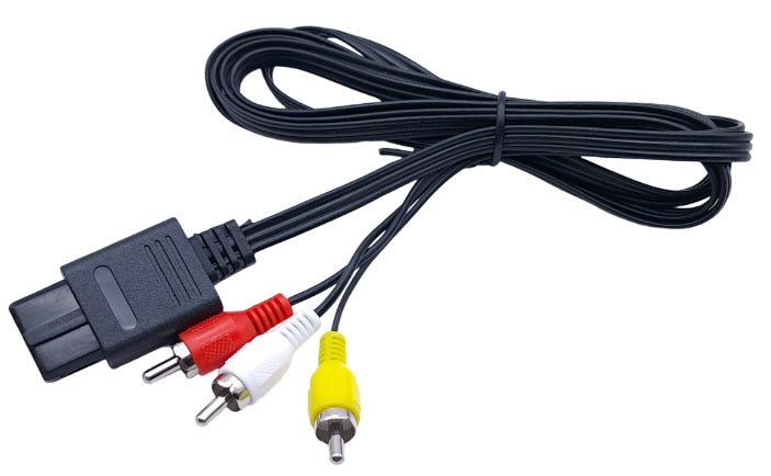 Tredjeparts AV-kabel (RCA) til SNES, Nintendo 64 og GameCube – Tilbehør