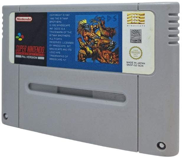Gods (kun kassett) - Super nintendo entertainment system spill (SNES)
