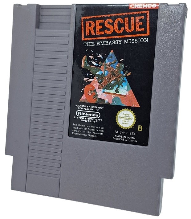 Rescue: The embassy mission (Kun kassett) - Nintendo Entertainment system spill (NES)