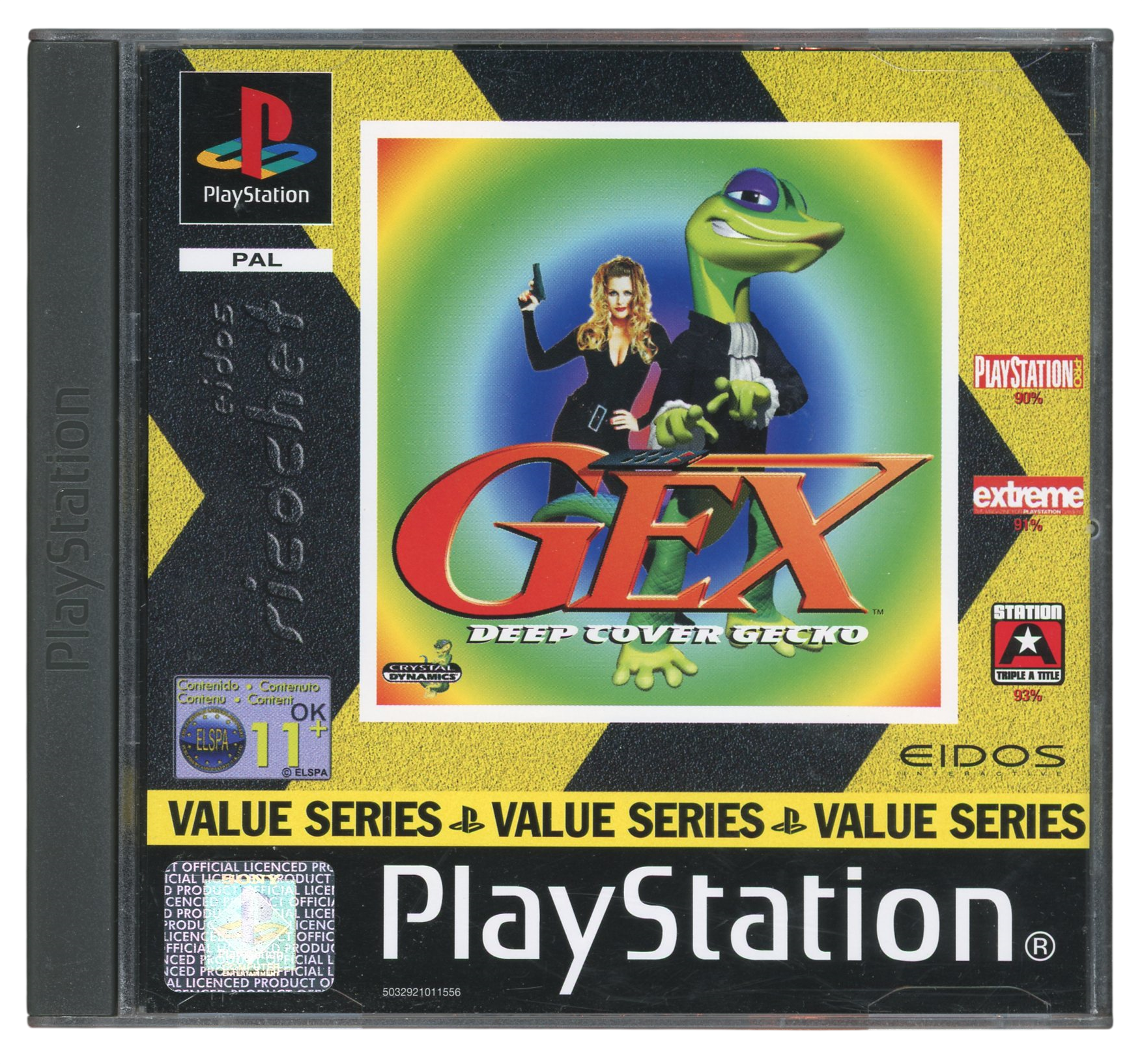 Gex - Deep cover gecko - Playstation 1 spill (PS1)