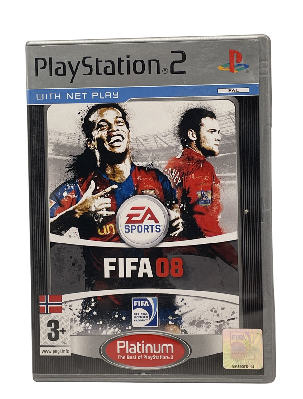 FIFA 08 (Platinum) - Playstation 2 spill (PS2)