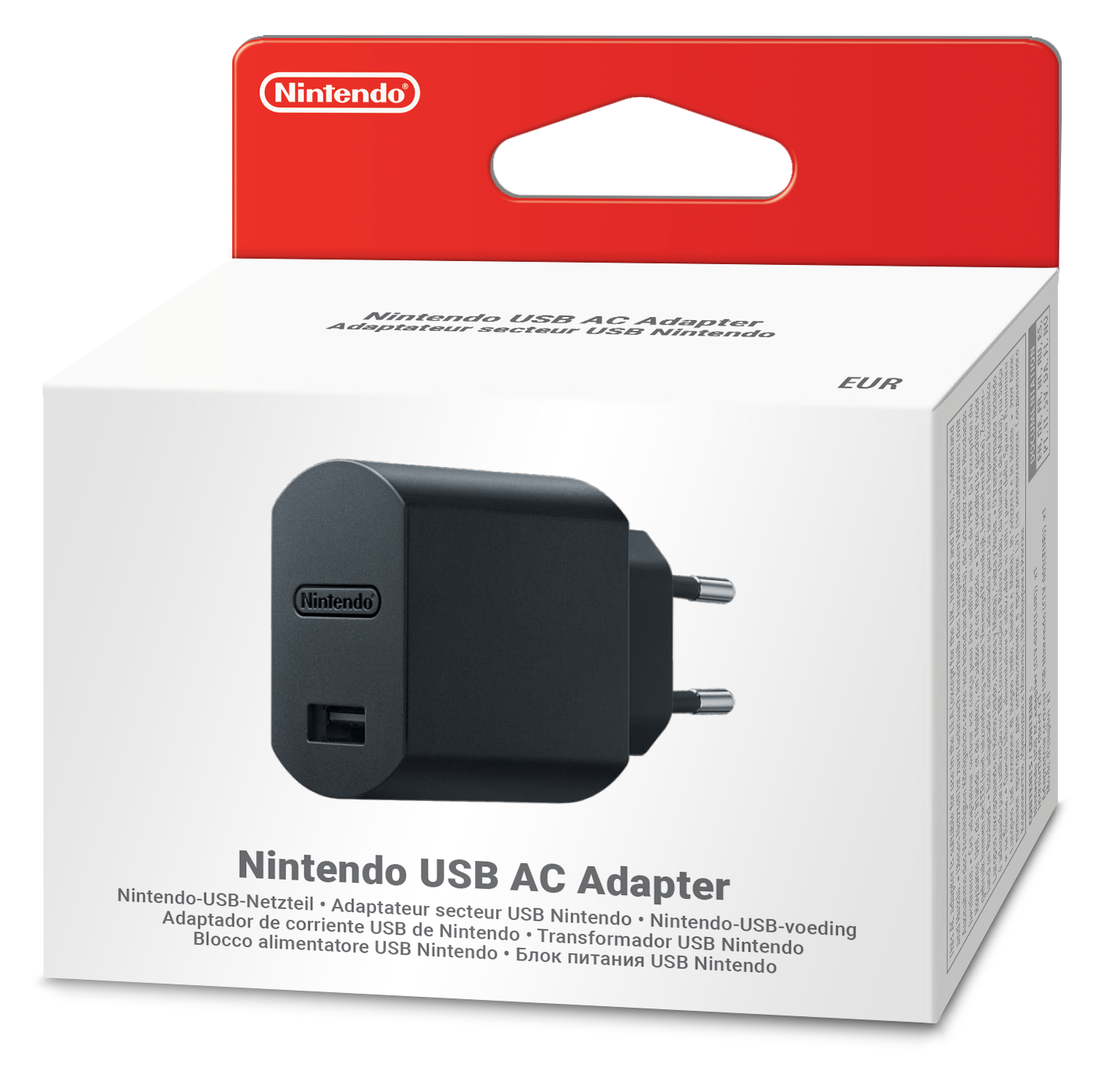 Nintendo USB Power Adapter - Nintendo switch tilbehør