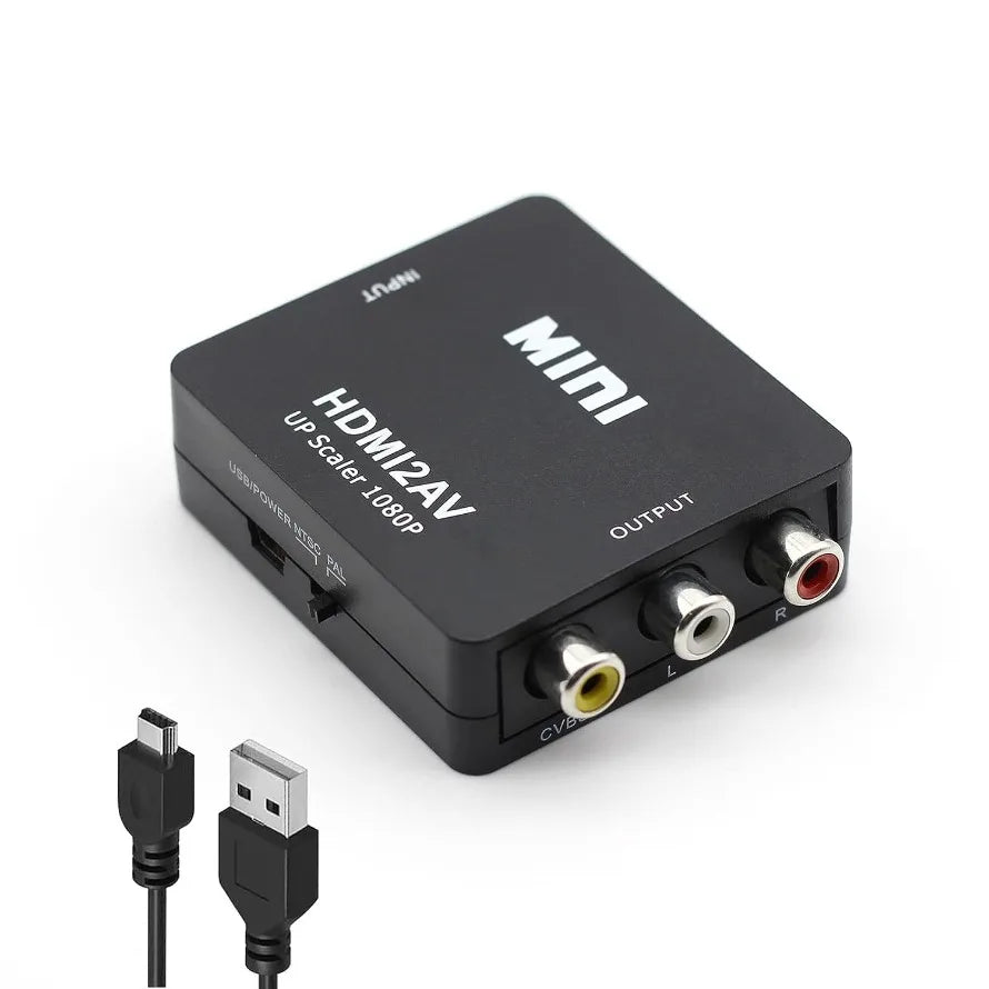 HDMI til RCA AV adapter / omformer