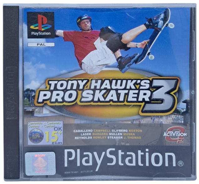 Coverbilde av Tony hawks pro skater 3 - Playstation 1 spill (PS1)