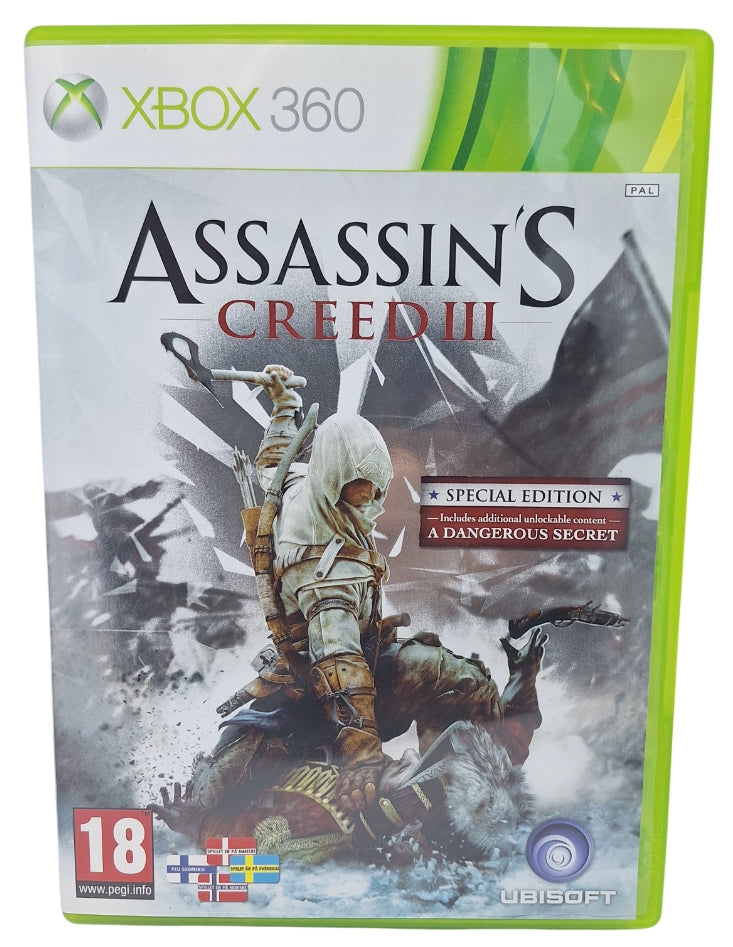 Assassin's creed III / 3 (special edition) - Xbox 360 spill