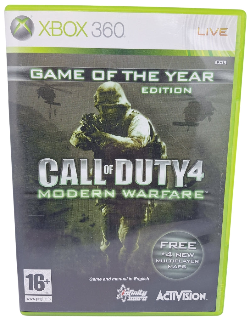Call of duty 4: Modern warfare (game of the year edition) - Xbox 360 spill