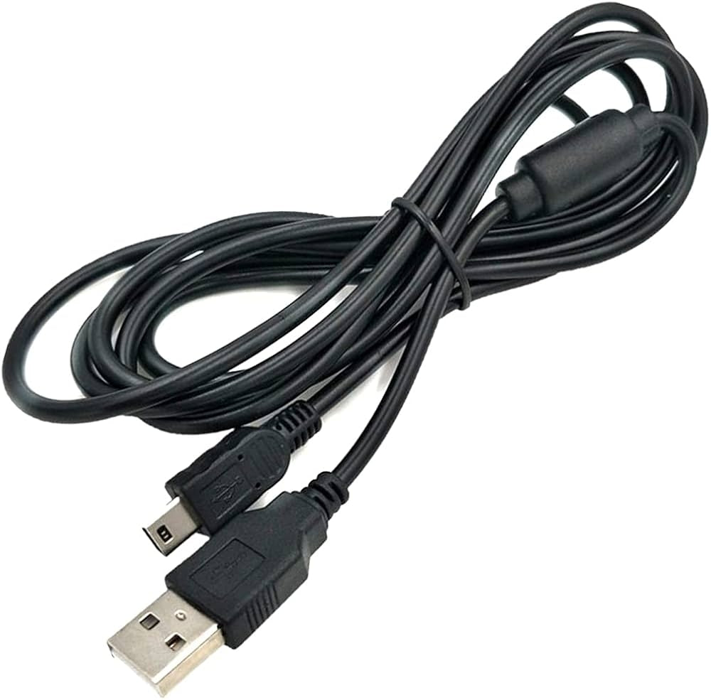 Bilde av Tredjeparts Ladekabel - USB til Mini B for playstation 3 kontroll (PS3) 1,8 meter
