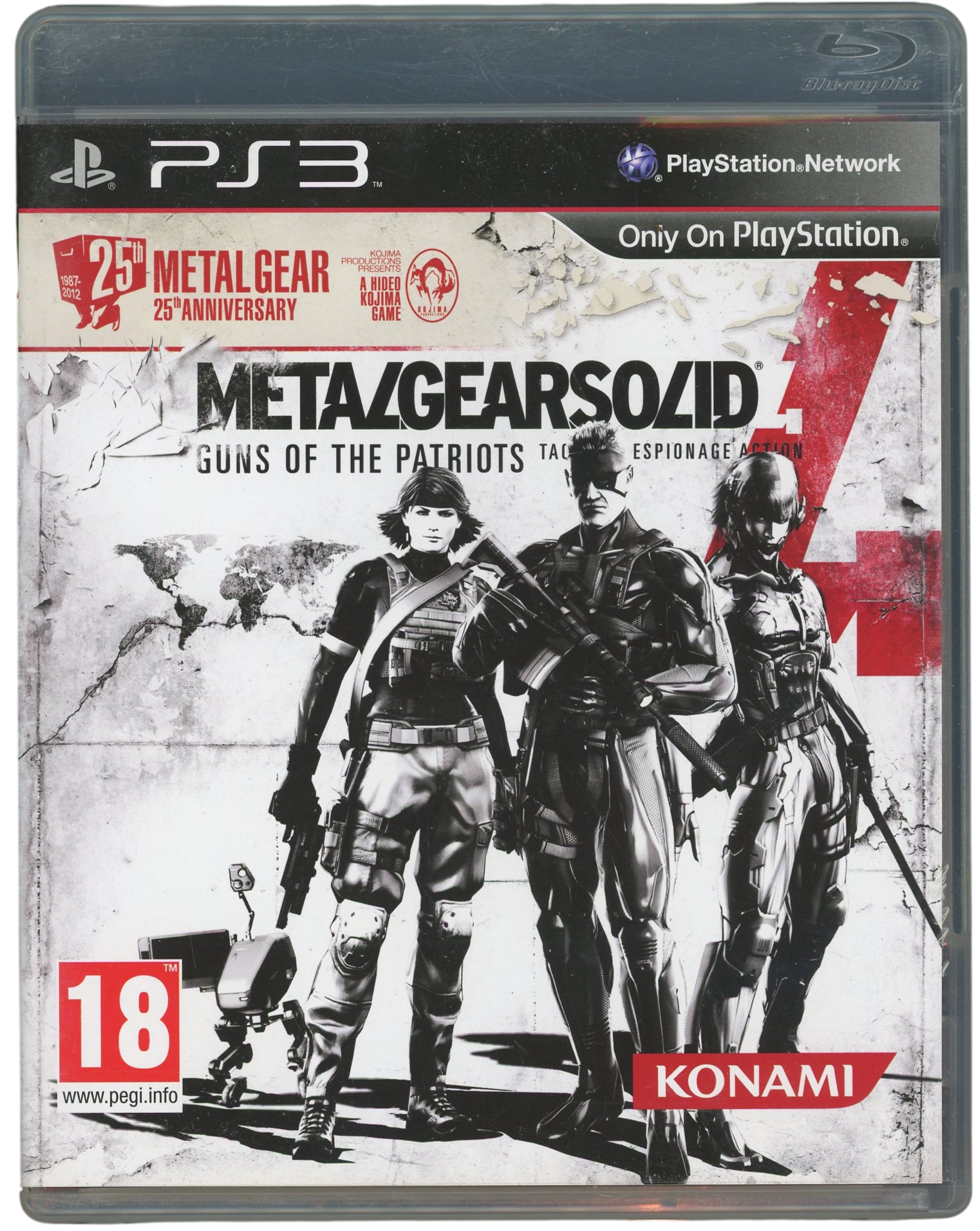 Metal Gear Solid 4 – Guns of the Patriots (25th Anniversary Edition) - Playstation 3 spill (ps3)