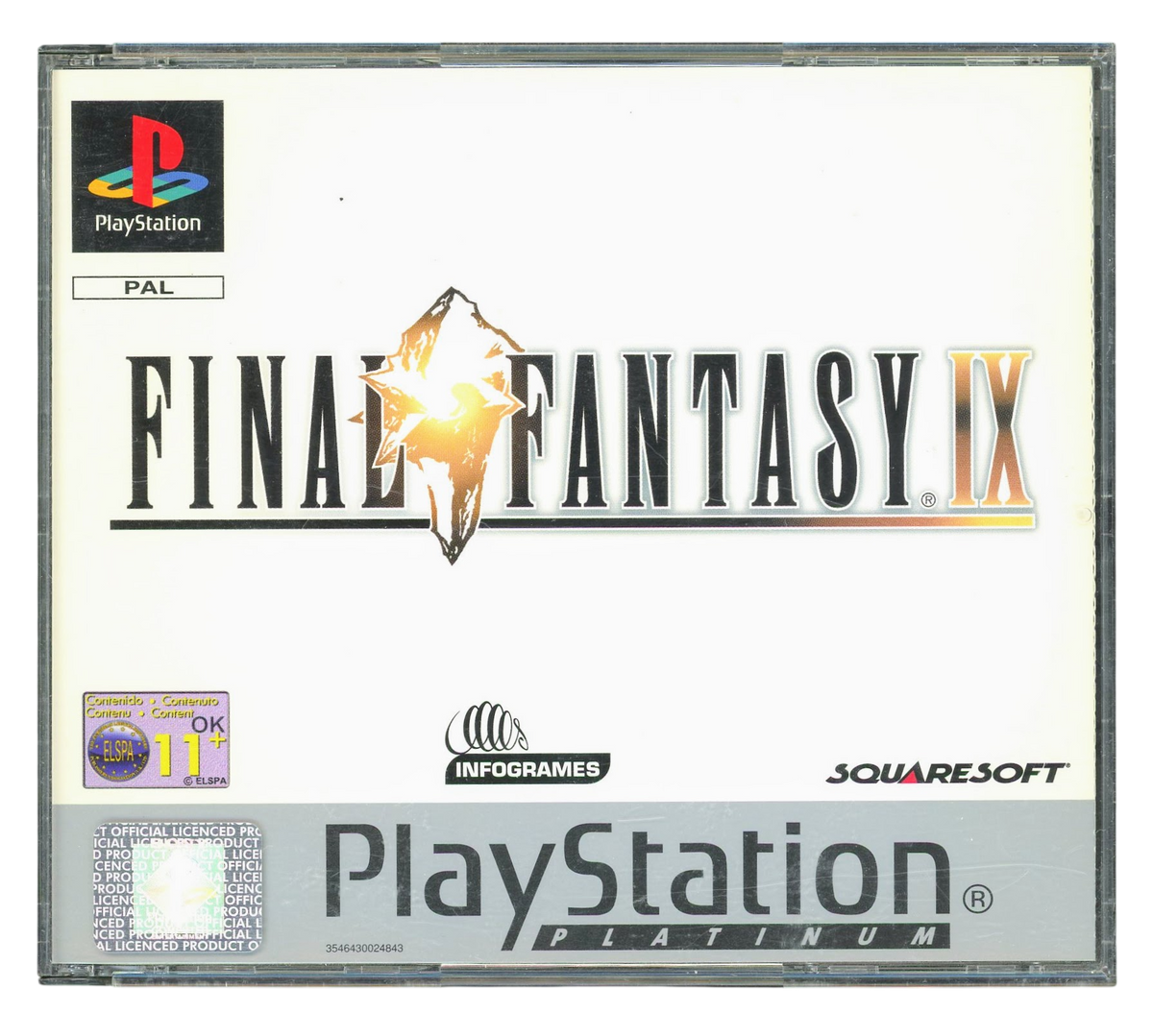 Final fantasy IX (platinum) - Playstation 1 spill (PS1)