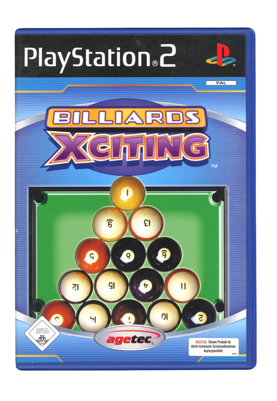 Billiards Xciting - Playstation 2 spill (PS2)