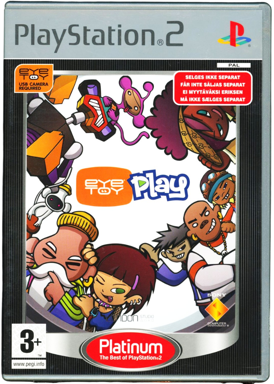 EyeToy - Play - Playstation 2 spill (PS2) (platinum)