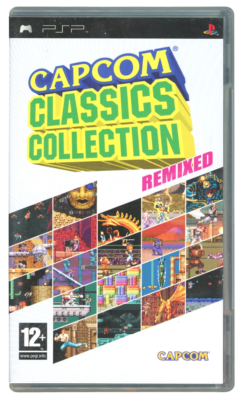 Capcom Classics Collection Remixed - Playstation portable spill (PSP)