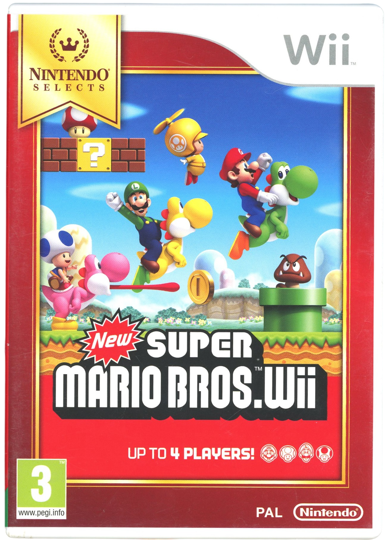 New Super Mario Bros. (Selects) - Nintendo Wii spill