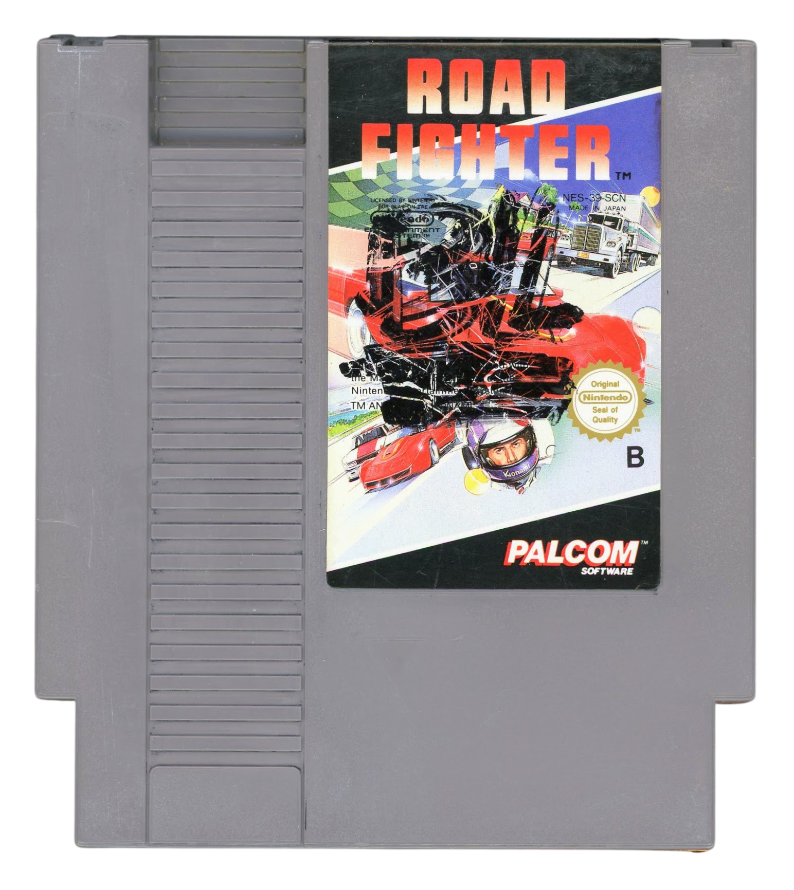 Road fighter (PAL B) - Nintendo entertainment system spill (NES)
