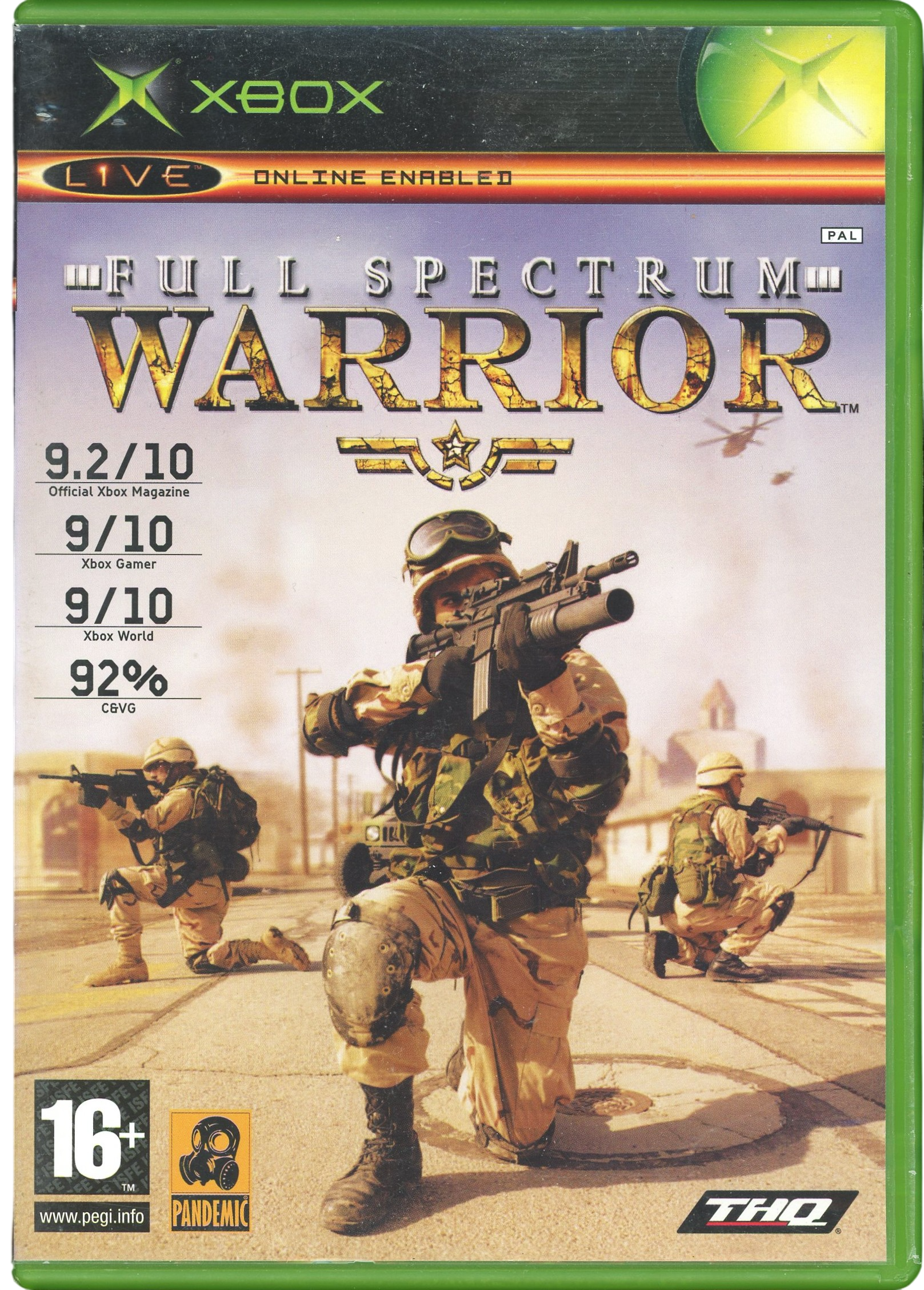Full Spectrum Warrior - Xbox original spill
