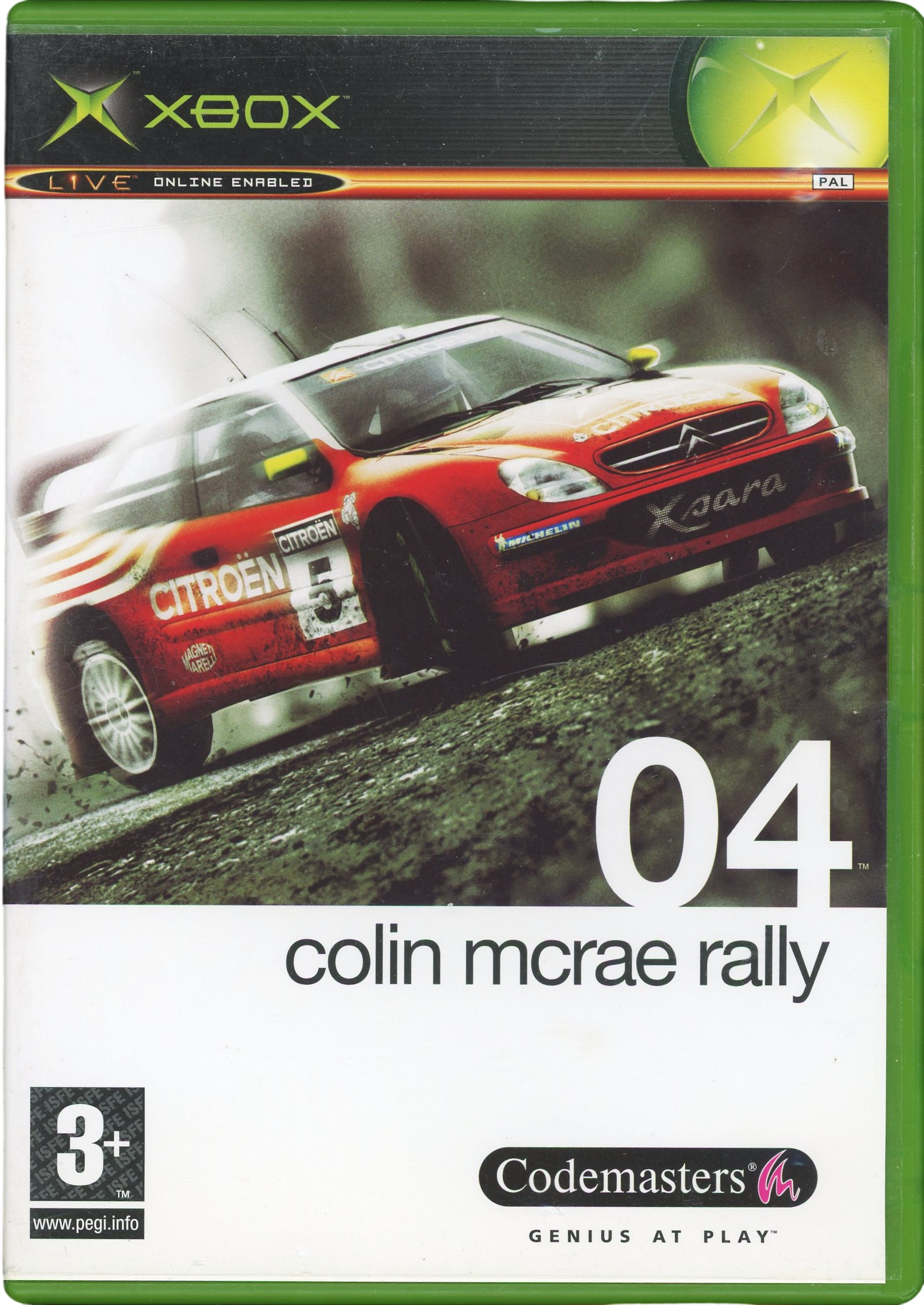 Colin McRae Rally 04 - Xbox original spill