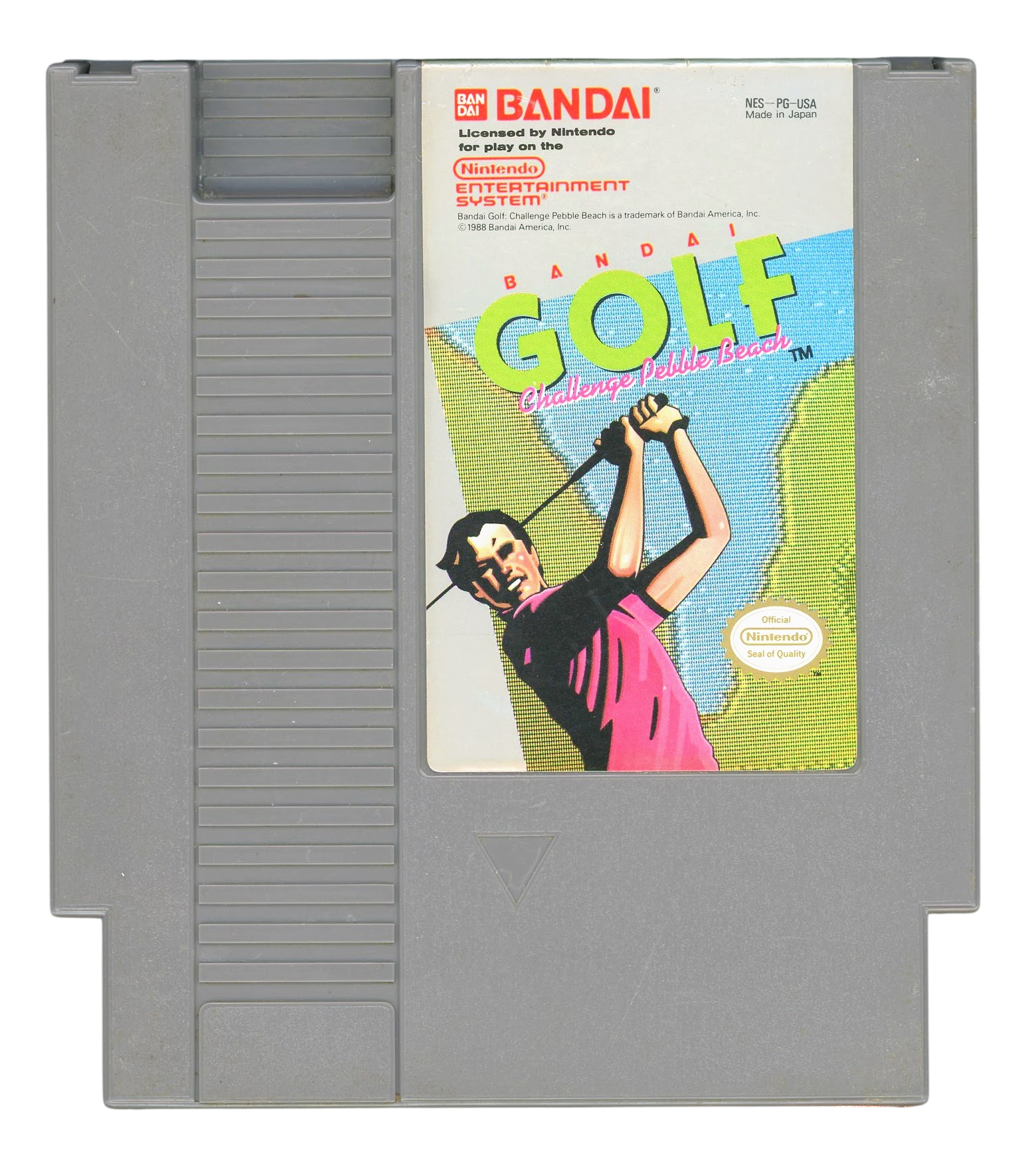 Bandai golf - Challenge pebble beach (USA) - NES spill