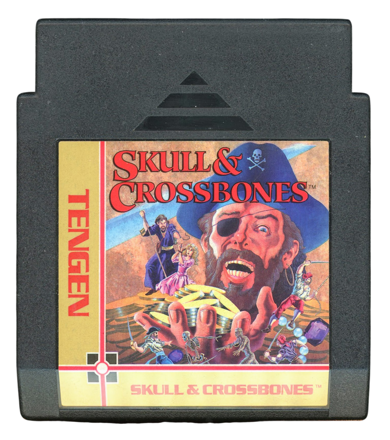 Skull and crossbones (Tengen) - Nintendo entertainment system / NES spill