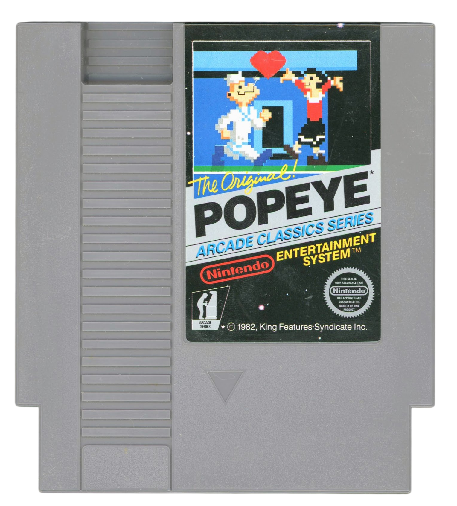 The original! Popeye arcade classics series (USA) - NES spill