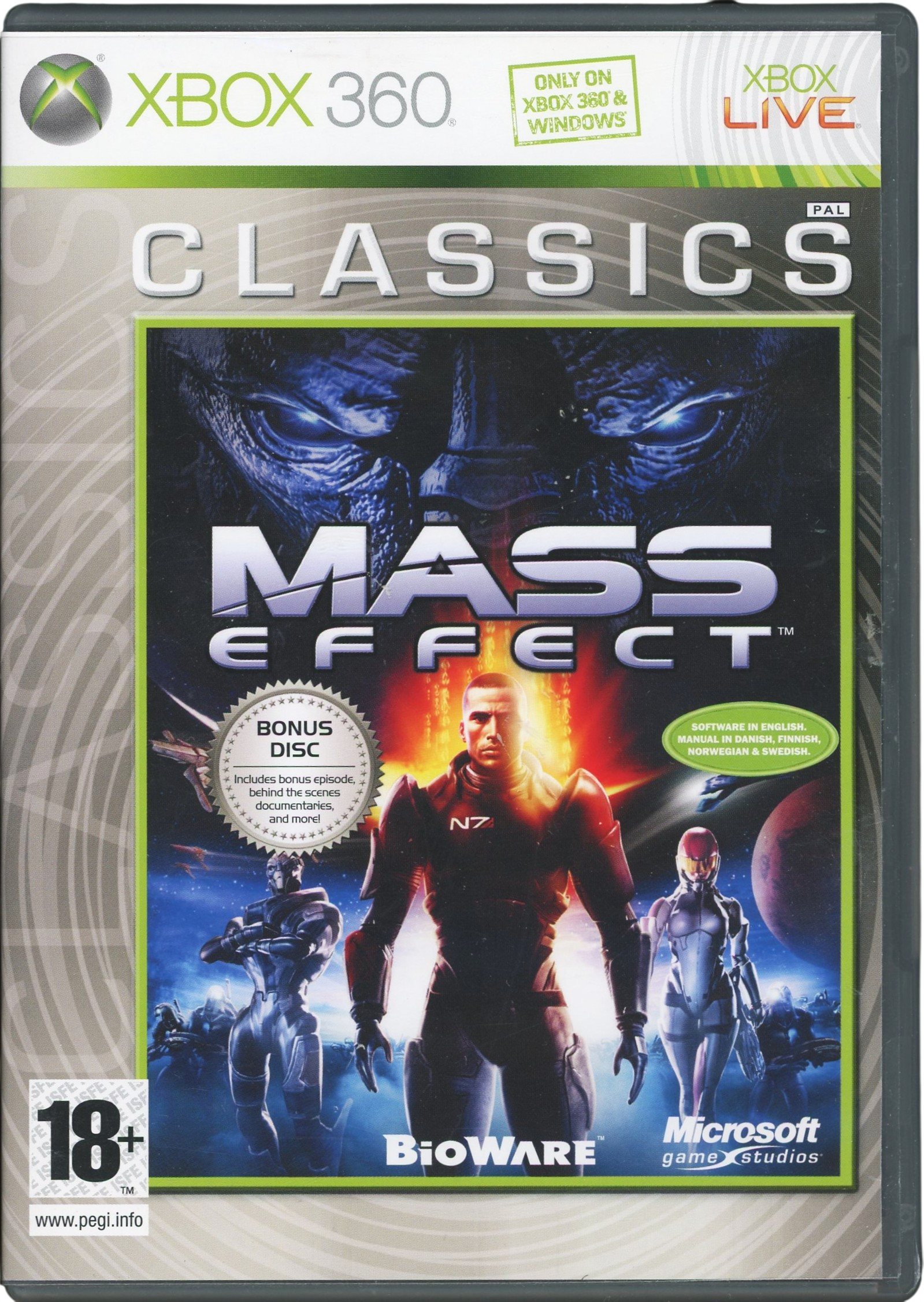 Mass Effect - Xbox 360 spill (Classics)