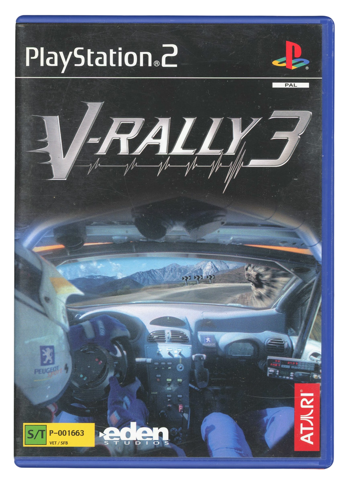 V-rally 3 - Playstation 2 spill (PS2)
