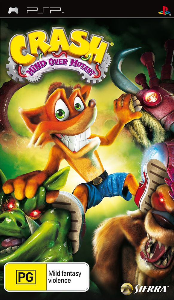 Bilde av Crash mind over mutant - Playstation portable spill (PSP)