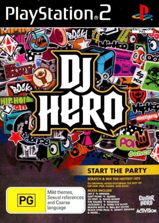 DJ hero (brukt) - Playstation 2 spill (PS2)