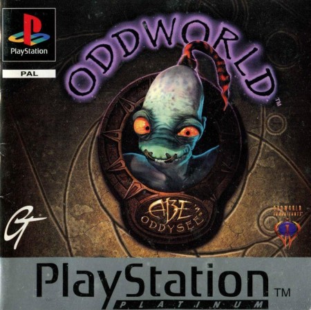 Oddworld: Abes oddysee (platinum) (brukt) - Playstation 1 spill (PS1)