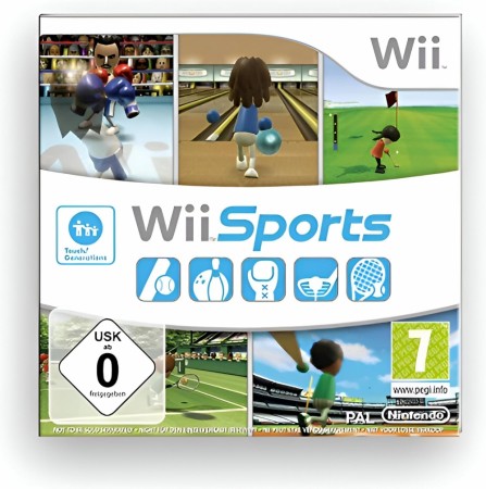 Wii sports (papp cover) (brukt) - Nintendo wii spill