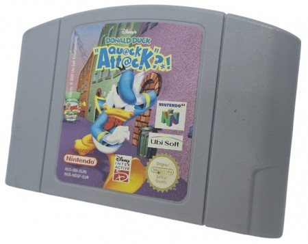 Donald duck: Quack attack (brukt) (Kun kassett) - Nintendo 64 spill (N64)