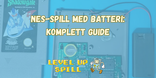 NES-spill med batteri: Komplett på Nintendo Entertainment System