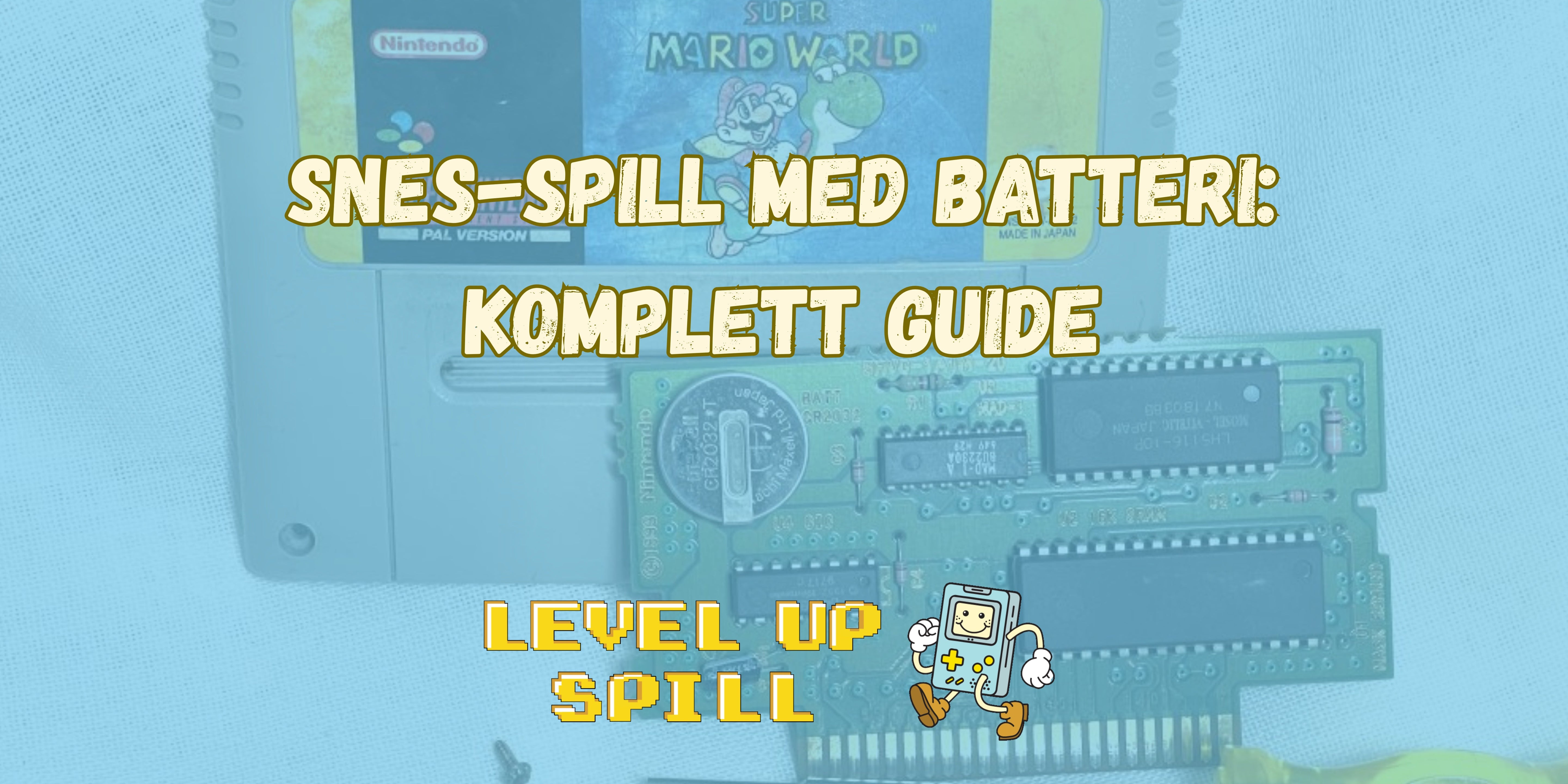 SNES-spill med batteri – komplett liste over lagringsspill