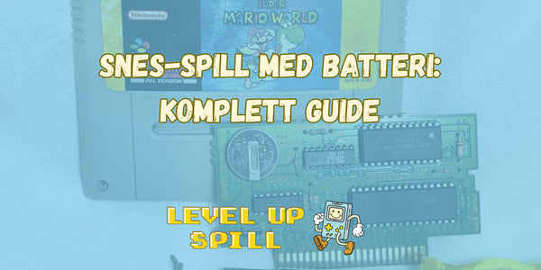 SNES-spill med batteri – komplett liste over lagringsspill