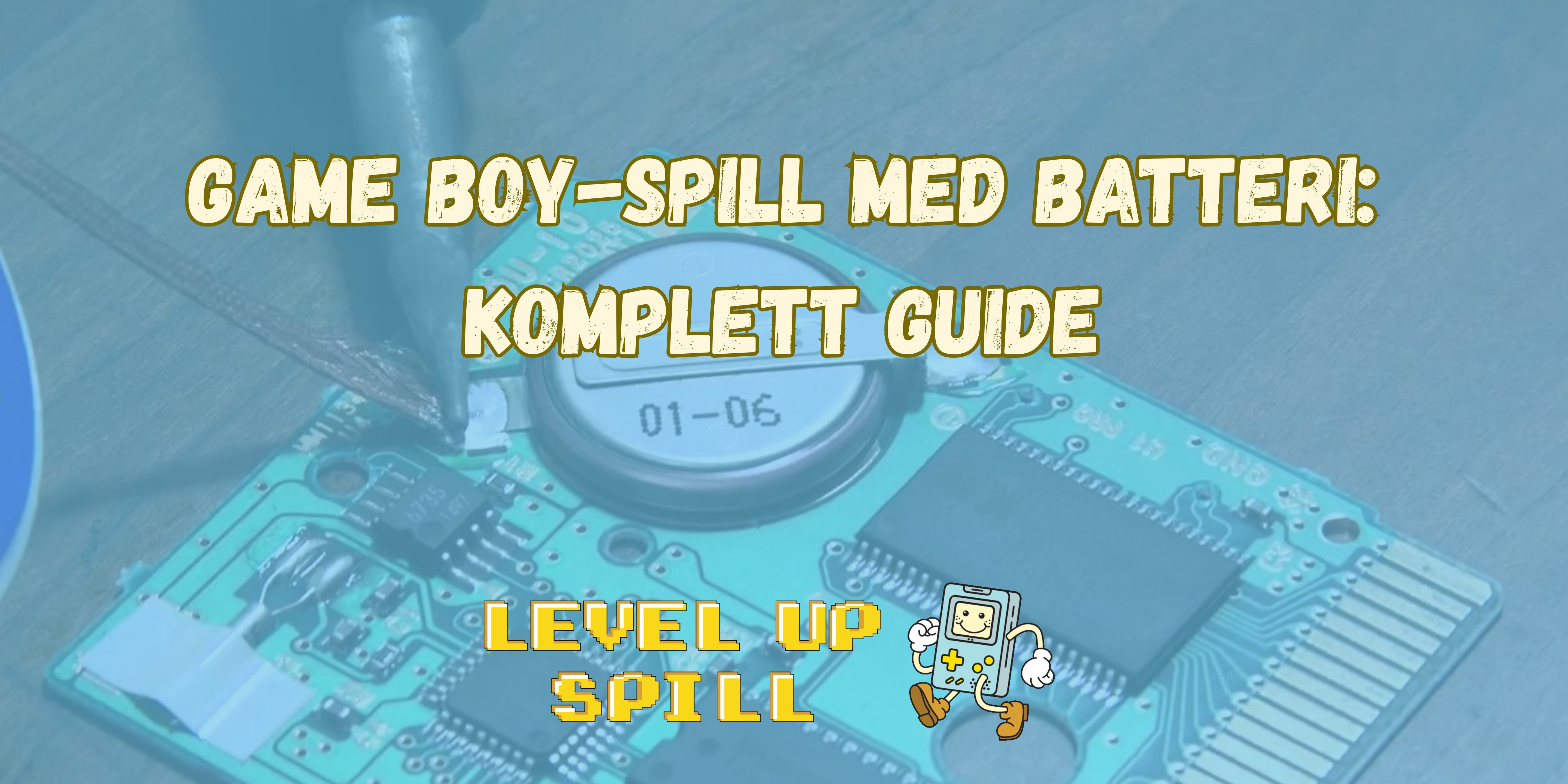 Game Boy-spill med batteri – komplett liste for GB, GBC og GBA