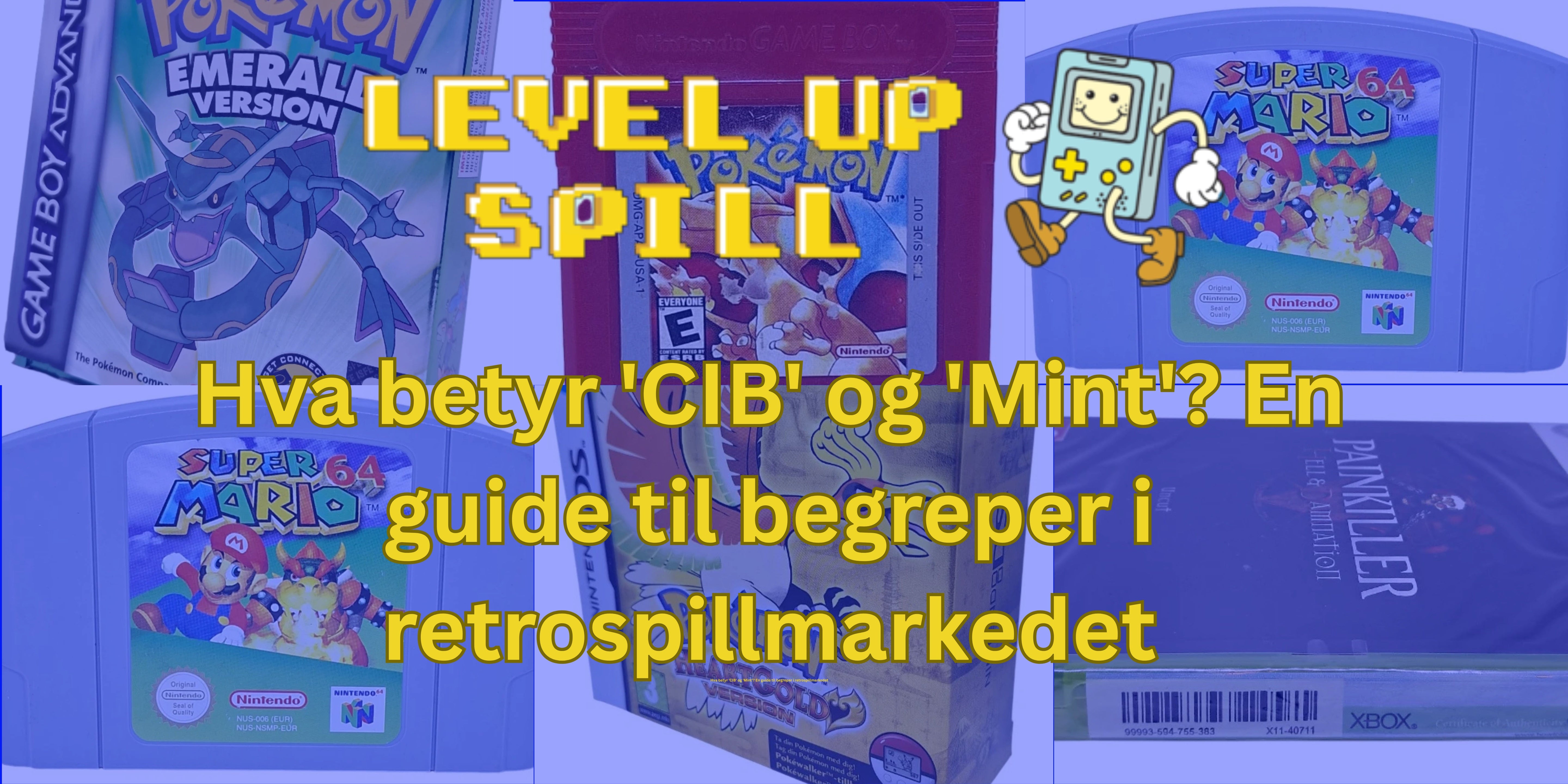 Hva betyr 'CIB' og 'Mint'? En guide til begreper i retrospillmarkedet