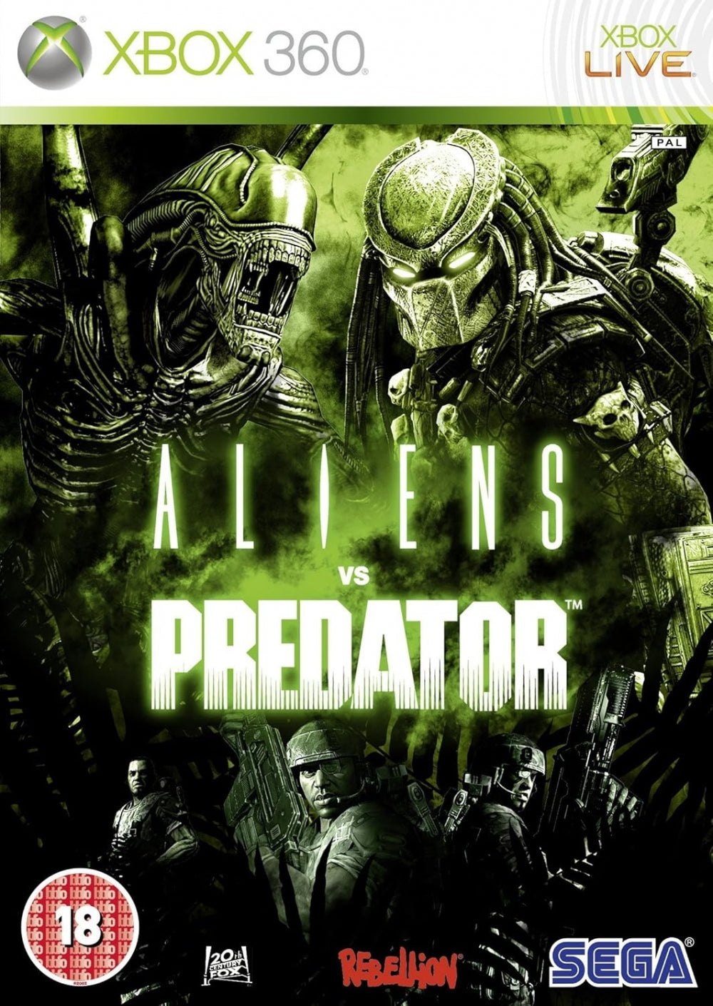 Aliens VS Predator (brukt) - Xbox 360 spill