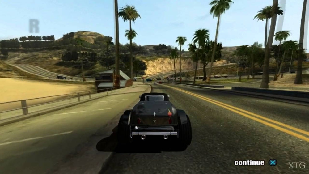 Burnout 2: Point of impact (brukt) - Playstation 2 spill (ps2)