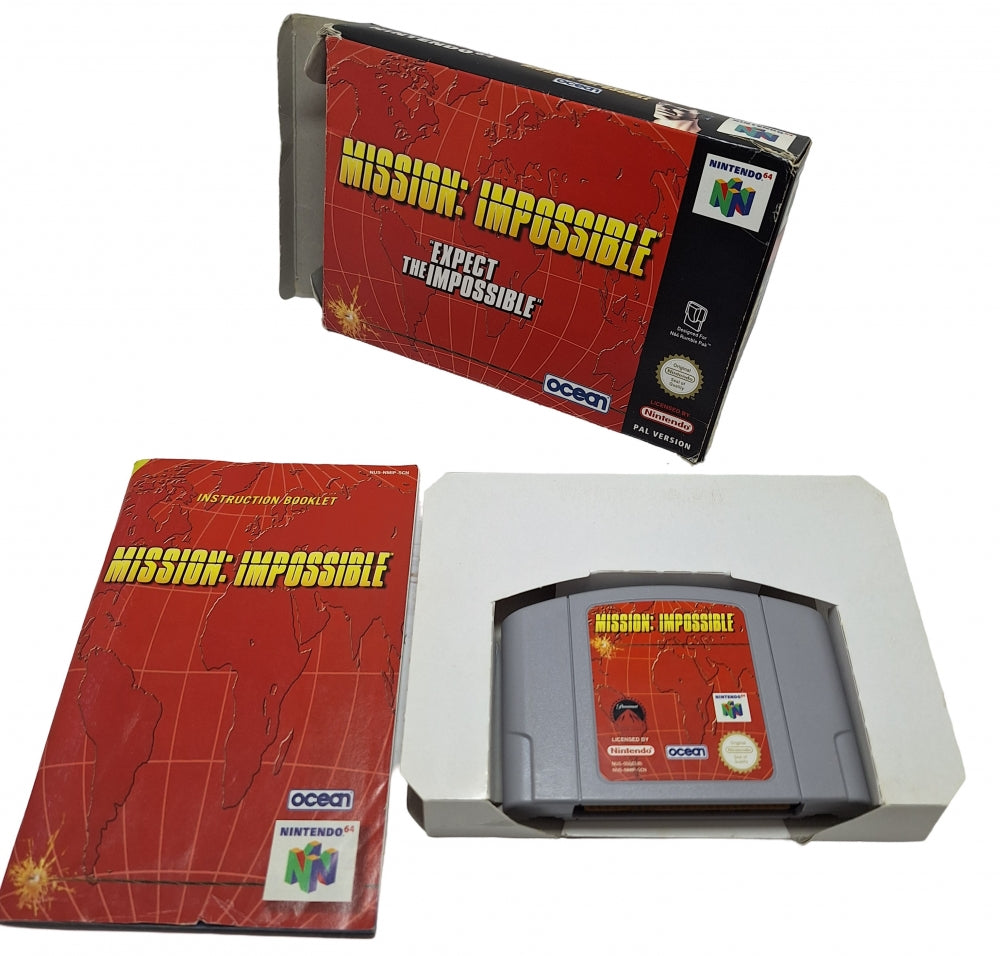 Mission impossible (Brukt) komplett i eske (CIB) - Nintendo 64 spill (n64)